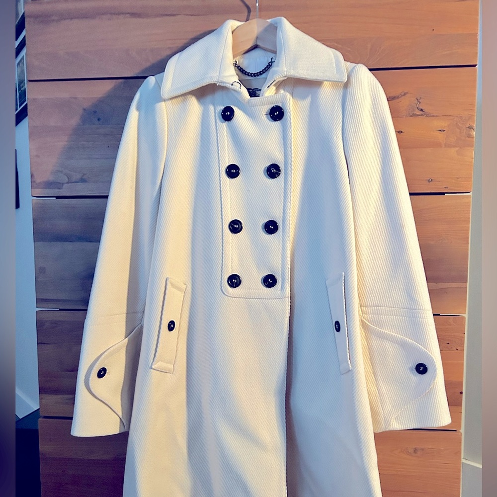 Burberry wool and cashmere swing coat